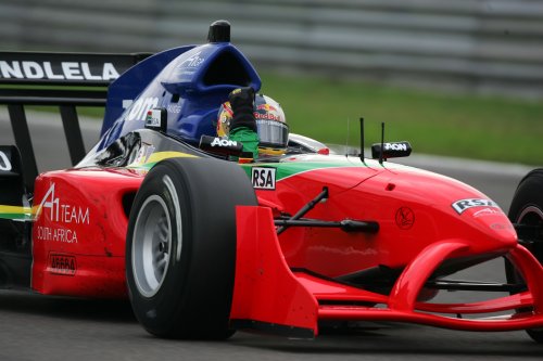 Adrian Zaugg in actie op Zandvoort